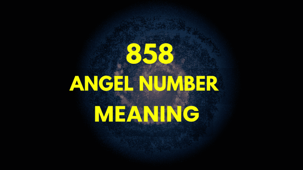 858 angel number